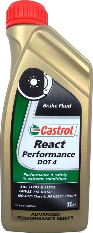 Фото Тормозная жидкость Castrol React Performance DOT 4 (1л.) 157F8B