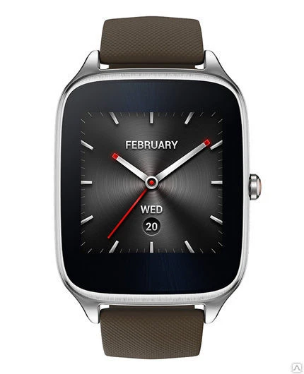 Фото Умные часы ASUS ZenWatch 2 WI501Q Silver/Rubber Taupe