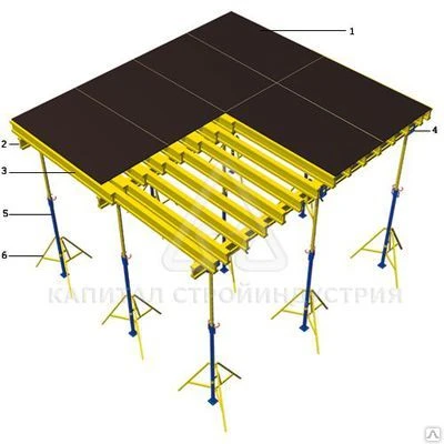 Фото Аренда опалубки перекрытий. м2/мес.