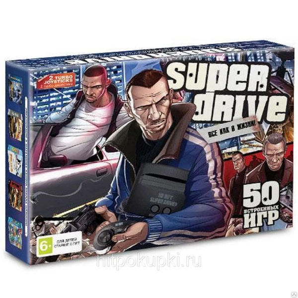 Фото Sega Super Drive GTA 50 игр