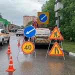 фото Машина прикрытия по городу, область.