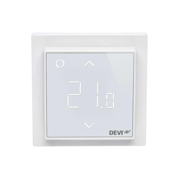 Фото Терморегулятор интеллектуальный DEVIreg Smart с Wi-Fi 16А полярно-бел. DEVI 140F1140