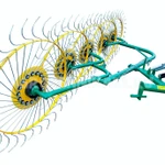 фото Грабли-ворошилки 5 колес (EKIW Польша)