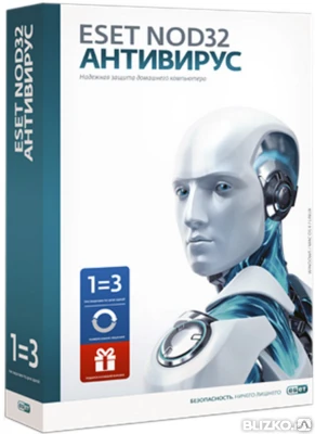 Фото ESET NOD32 Антивирус 3ПК/1 год или продление на 20 месяцев BOX