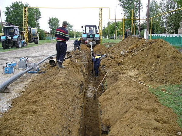 Фото Земляные работы - Рытье траншей