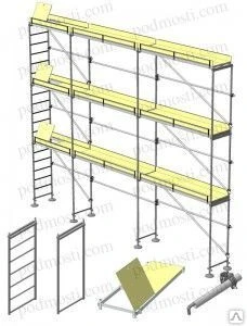 Фото Леса строительные алюминиевые