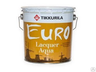 Фото Лак TIKKURILA EURO LACQUER AQUAмат.. 2,7л