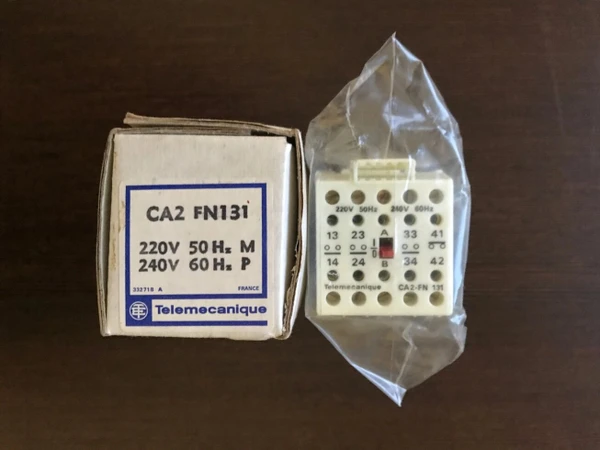 Фото Реле контрольное Control relay CA2-FN-131 Telemecanique 10A 3NO/1NC 220/240VAC CA2FN131