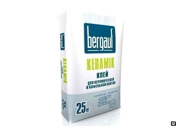 Фото Клей для керамической плитки Bergauf Keramik 20 кг