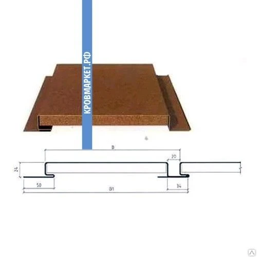 Фото Линеарная панель Primepanel-Т-Г-24х365/20 (PVDF Matt 27 мкм)