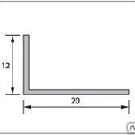 фото Угол арочный пвх (IDEAL) белый 20х12х2700