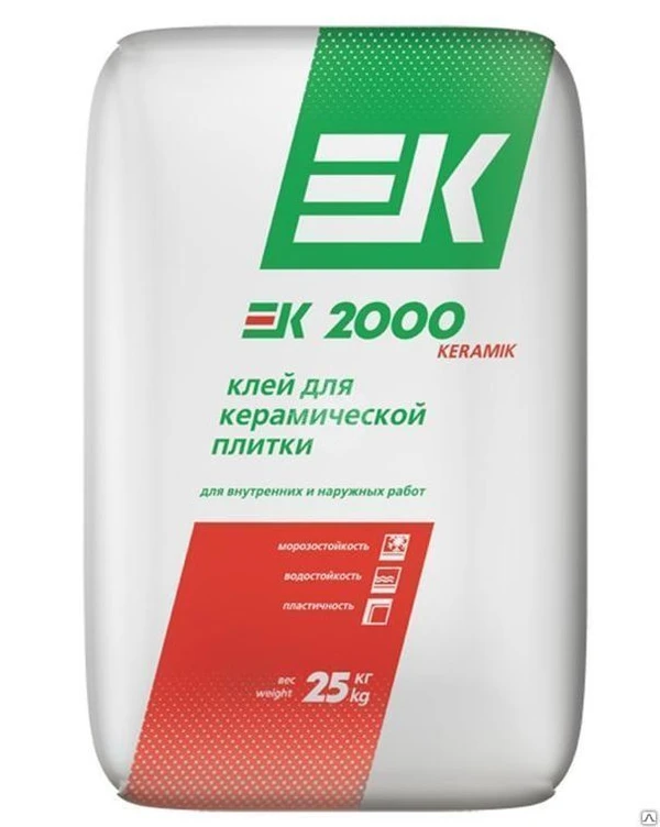 Фото Клей для плитки ЕК 3000 25кг