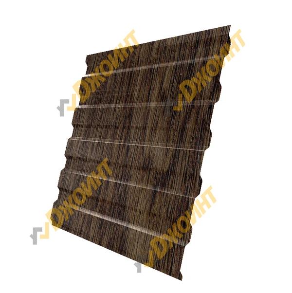 Фото Профнастил С-20 0,5 Printech Real Print Cacao Wood (Какао дерево)