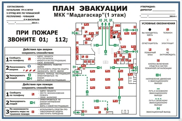 Фото План эвакуации