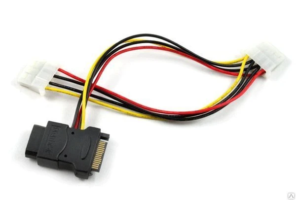 Фото Переходник питания Molex / SATA на 2 x Molex Greenconnect GC-ST206