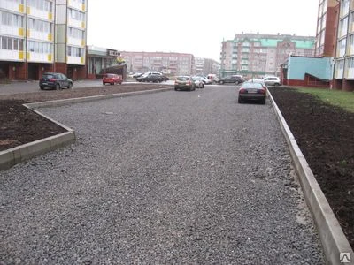 Фото Шлак с доставкой для устройства парковки автомобилей.