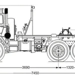 фото Трубоплетевозный тягач Камаз 43118(Cummins) УСТ-5453