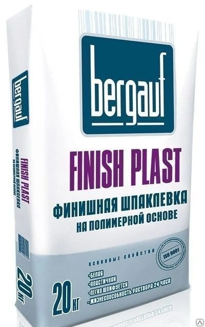 Фото Шпаклевка Finish Plast, 20 кг