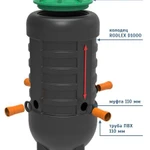 Фото №2 Пластиковый многофункциональный колодец  Rodlex-RD 2000/1000 c дном, с крышкой (КНС)