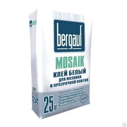 Фото Клей Bergauf плит и мозаики Mosaik (25кг)