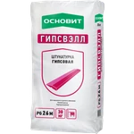 фото Штукатурка гипсовая основит гипсвэлл PG26 MW белая