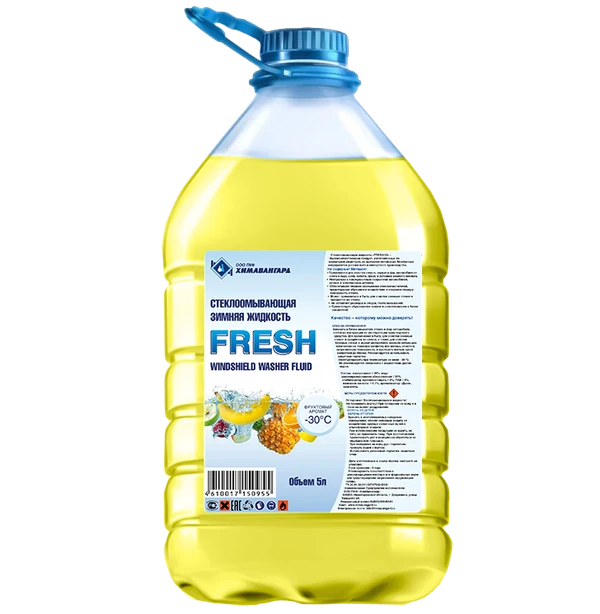 Фото Стеклоомывающая жидкость «Fresh» - 30 с запахом дыни, 5 л.