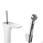 фото Hansgrohe PuraVida 15275400 Смеситель для раковины с гигиеническим душем Ha