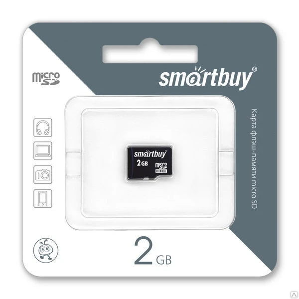 Фото Карта памяти MicroSD 2Gb (без адаптера) Class 4