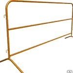 фото Мобильное ограждение 2000х1000 мм с полимерным покрытием