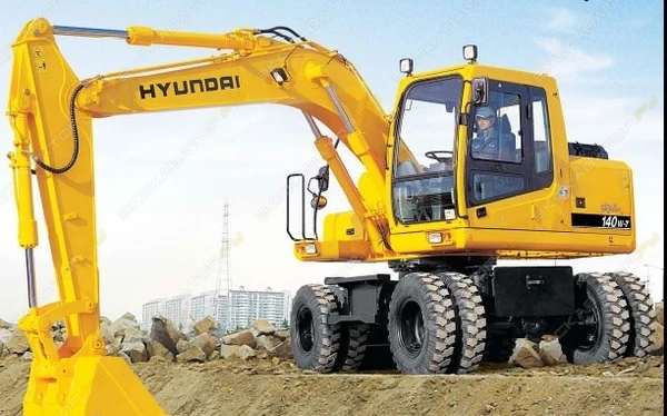 Фото Аренда колесного экскаватора Hyundai R140W-7, Нижняя Тура