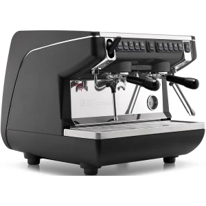 Фото Кофемашина рожковая автоматическая Nuova Simonelli Appia Life Compact 2Gr V 220V black+economizer+Easy Cream+high groups