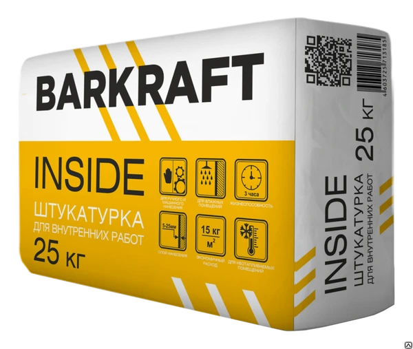 Фото Штукатурка BARKRAFT "INSIDE" (25кг)