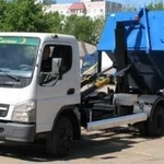 фото АС-4 на шасси Mitsubishi FUSO Canter FE85D мультилифт задней разгрузкой