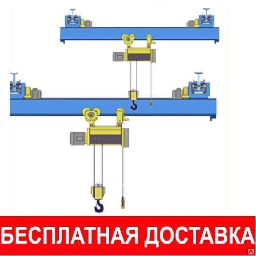 Фото Кран мостовой опорный, подвесной г/п до 50т, пролет крана до 28,5м