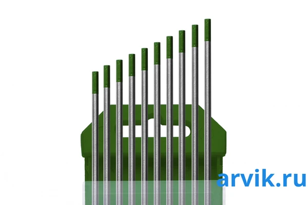Фото Электроды вольфрамовые КЕДР WP-175 Ø 3,0 мм (зеленый) AC