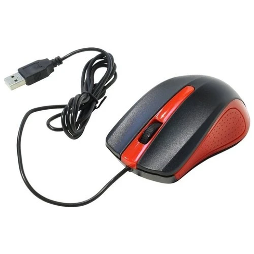 Фото Мышь Oklick 225M Black-Red USB