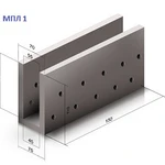 фото Лоток междупутный МПЛ тип II H-1.0