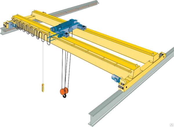 Фото Кран-балка опорная двухбалочная 22,5м 3,2т, 5т, 6,3т, 8т, 10т