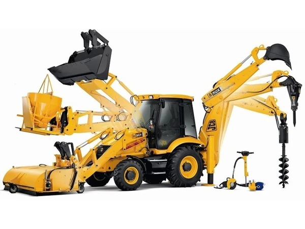 Фото Аренда экскаватор-погрузчика JCB + Ямобур + Гидромолот