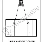 фото Схема «Щиты металлической опалубки при монтаже» (300х400 мм)