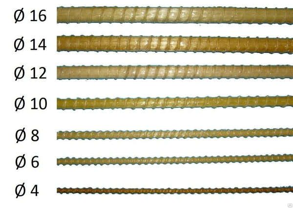 Фото Арматура стеклопластиковая АСП-4, 4 мм
