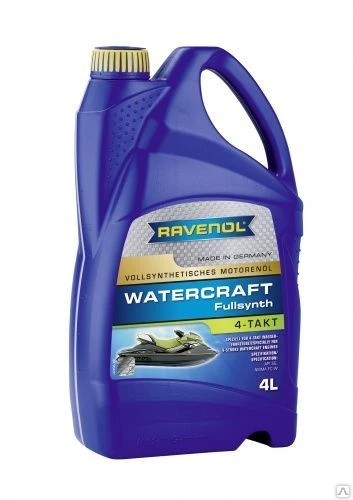 Фото Синтетическое моторное масло RAVENOL WATERCRAFT 4-Takt 4л