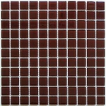 фото Мозаика BONAPARTE Deep brown 300х300 стеклянная