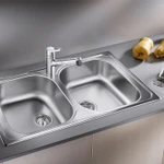 фото Кухонная мойка Blanco Tipo 8 Compact Матовая сталь 513459 Blanco