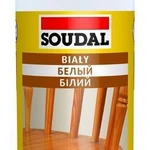 фото Белый клей для дерева 62А Soudal на основе ПВА дисперсии 12*250 мл (107656)