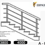 фото Лестничное ограждение А05