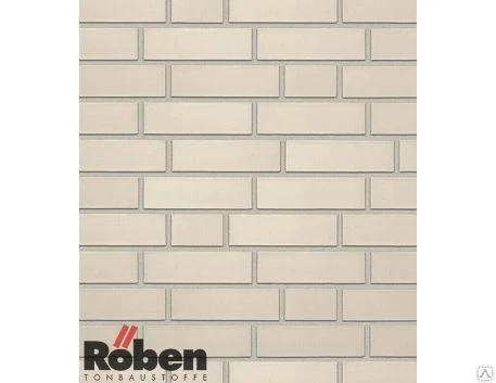 Фото Кирпич керамический клинкерный Roben 240x115x71 OSLO цвет perlweiss glatt