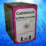 фото Кабель Cabletech UTP4 cat.5е, одножильный / 305м / Cu