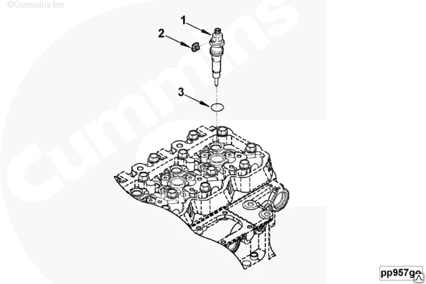 Фото Форсунка Cummina 6BT QSB 3929490 3802677
