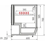 фото Витрина тепловая Carboma AC59 SH 0,9-1 0430 (тепловая, стекло)